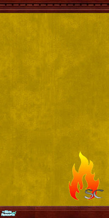 Sims 2 — Yellow Textured with Cherry by scfiregirl25 — SCFireGirl Creations