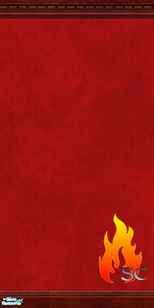 Sims 2 — Red Textured with Cherry by scfiregirl25 — SCFireGirl Creations