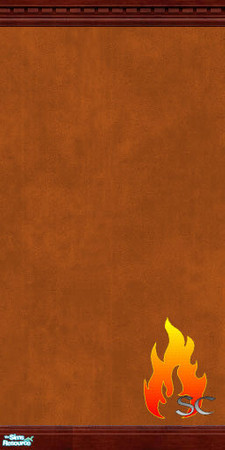 Sims 2 — Orange Textured with Cherry by scfiregirl25 — SCFireGirl Creations