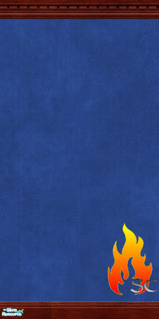 Sims 2 — Blue Textured with Cherry by scfiregirl25 — SCFireGirl Creations