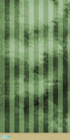 Sims 2 — ASMP Gloomy Stripes Mint by simmyfan2852 — Part of the Autumn Stuff Mini Pack Wall Set