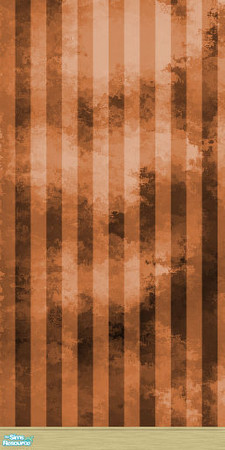 Sims 2 — ASMP Gloomy Stripes Orange by simmyfan2852 — Part of the Autumn Stuff Mini Pack Wall Set