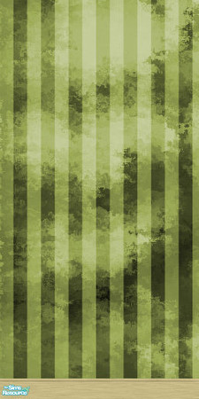 Sims 2 — ASMP Gloomy Stripes Green by simmyfan2852 — Part of the Autumn Stuff Mini Pack Wall Set