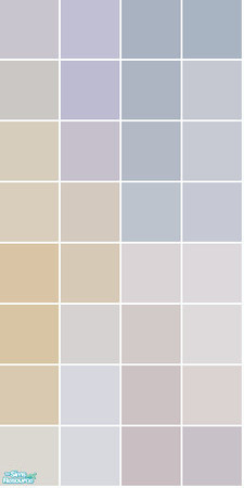 Sims 2 — Clock Tile Set - Blue Wall by s00z — 