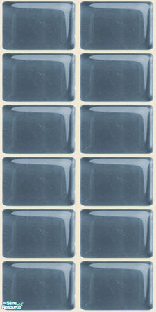 Sims 2 — NK PI Glass Tile Walls - Steel Blue by MoMama — Steel Blue glass tile will spruce up your kitchen or bath.