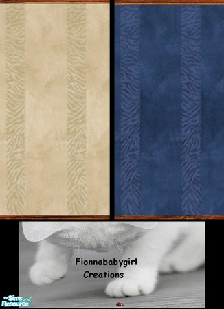 Sims 2 — Tiger Stripe Wallpaper by fionnababygirl — 2 walls for the wild at heart sim. by fionnababygirl