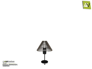Sims 3 — Milla Table Lamp by ArtVitalex — - Milla Table Lamp - ArtVitalex@TSR, Oct 2020