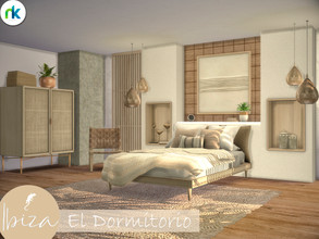 Sims 4 — Nikadema Ibiza El Dormitorio by nikadema — I'm building the Ibiza house made with neutral colors. This is the