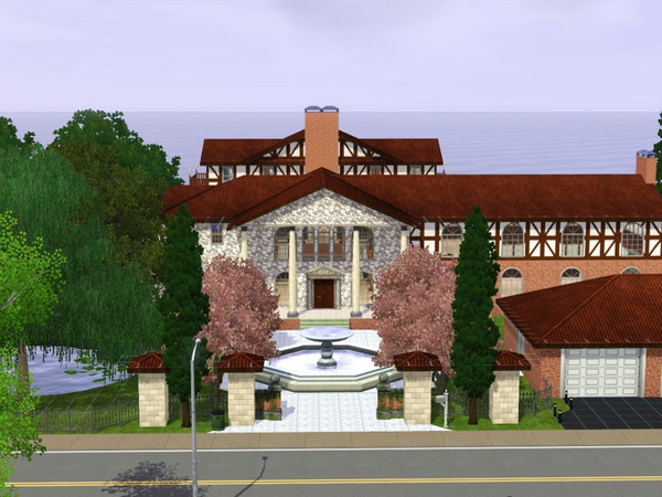 Sims 3 — Simsworth Hall by MrMinecraftdu63 — This magnificent manor will be a nice addition in your upper class