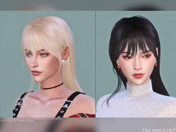 The Sims Resource - Female Hair G16