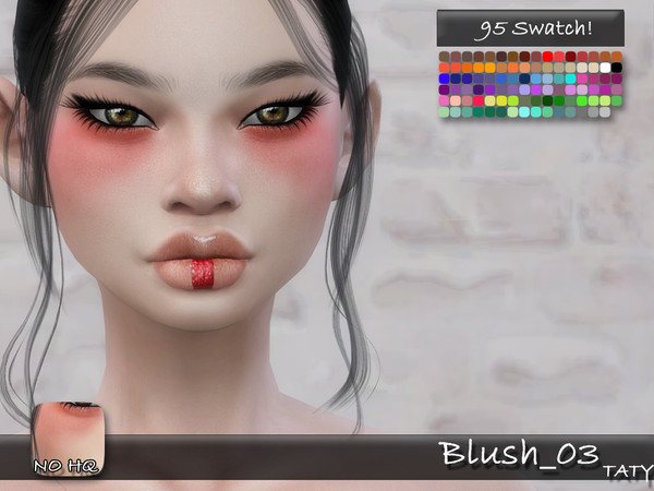 Sims 4 — [Ts4]Taty_Blush_03 by tatygagg — - Female, Male - Human, Alien - Toddler to Elder - Hq Compatible