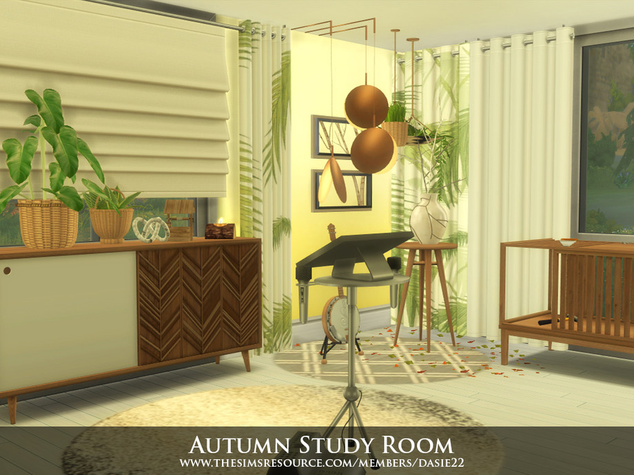 The Sims Resource - Autumn Study Room