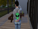 Sims 4 — trippy alien hoodie 1 by imnotokee — the first of an alien series by me 