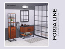 Sims 4 — Forja Line by ImFromSixam — I wanted to create this collection using some wood and iron style, something perfect