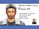 Sims 4 — Yabppi_wrinkles overlay_Face 01 by Yabppi — Please enjoy :3