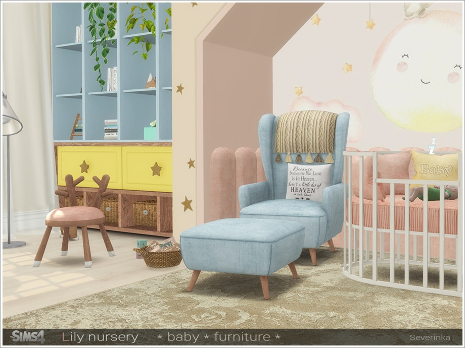 The Sims Resource - Lily nursery *baby furniture*