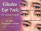 Sims 4 — Kii's Shining Iris Pack by kiibaleo — -20 colorful swatches -Found in Face Paint -HD Compatible 