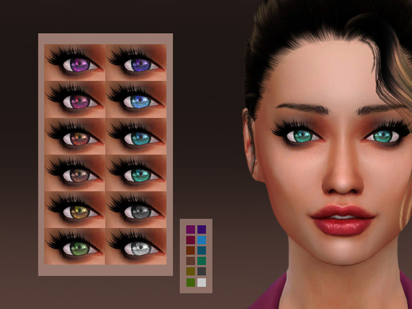 Sims 4 — Immaculate Eye by Sydd0n by Sydd0n — A custom eye for your sims located in the facepaint section Comes in 12