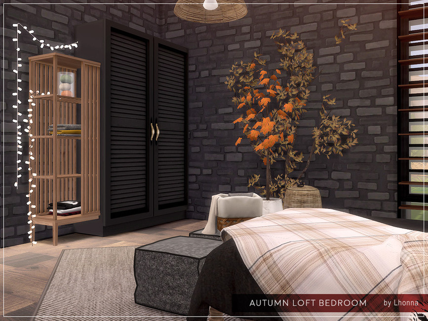 The Sims Resource Autumn Loft Bedroom