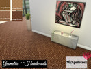 Sims 4 — Geometric Hardwoods by msaprilrenee — Mesmerizing flower patterns engraved in shades of amber and chestnut. By