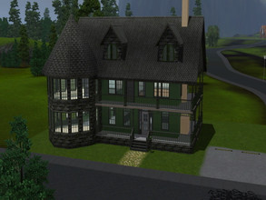 Sims 3 — Country Gothic by ChocoBeSweet — This two-story family home has 4 bedrooms and 3 bathrooms. One master and