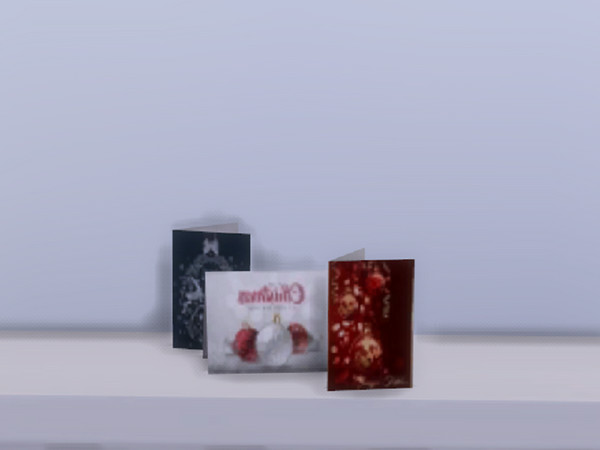 Sims 4 — Holiday Cards. Seasons Expansion Pack required. by seimar8 — Deco Christmas cards. Comes in two swatches.