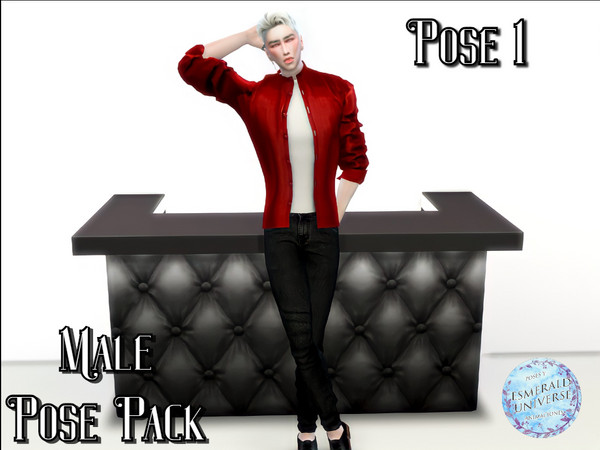 Sims 4 — Male Pose Pack by Esmerald_Universe — Hi everyone! Today I bring you a new pose pack. The pose pack consists of