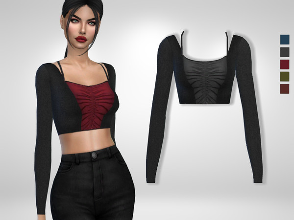 The Sims Resource - Ruched Top