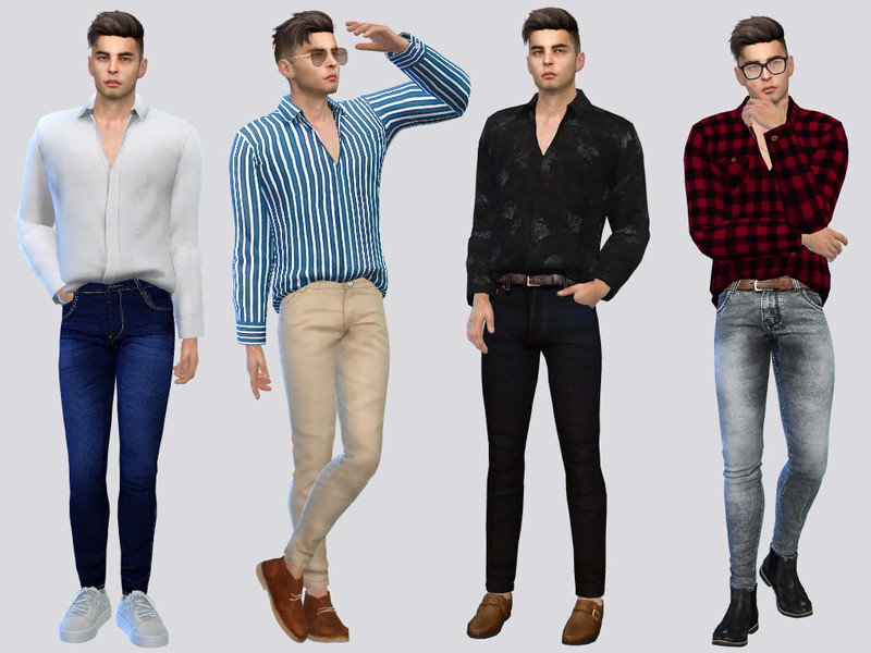McLayneSims' Sims 4 Male Clothing 