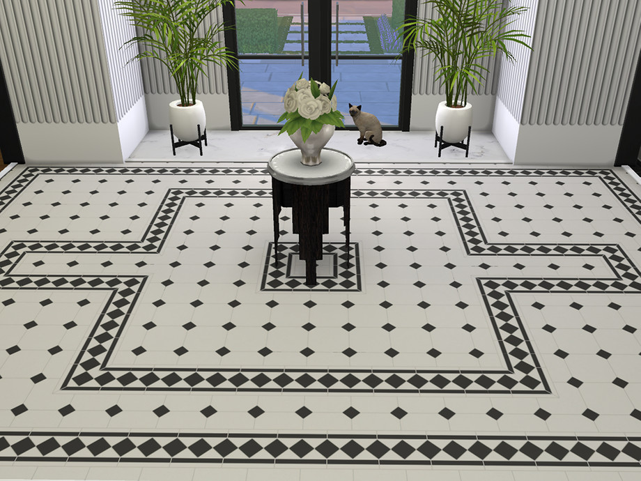 Puzzle Floor Classic Edwardian Tiles, Puzzle Floor Tiles