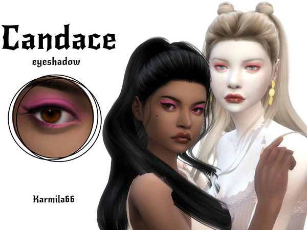 Sims 4 — Candace Eyeshadow by Karmila66 — basegame compatible 9 swatches