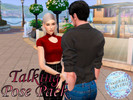 Sims 4 — Talking Pose Pack by Esmerald_Universe — Hello everyone! Today I bring up a Pose Pack speaking two people. It