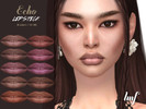 Sims 4 — IMF Echo Lipstick N.305 by IzzieMcFire — Echo Lipstick N.305 contains 10 colors in hq texture. Standalone item