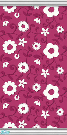 Sims 2 — Studio K FO - Raspberry by StudioKhagerks — 28 colors total. Can be found under Wallpapers. Coordinates with the