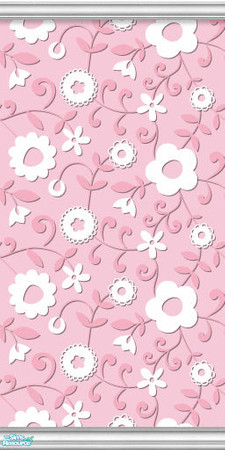 Sims 2 — Studio K FO - Peony by StudioKhagerks — 28 colors total. Can be found under Wallpapers. Coordinates with the
