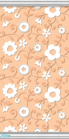 Sims 2 — Studio K FO - Peach by StudioKhagerks — 28 colors total. Can be found under Wallpapers. Coordinates with the