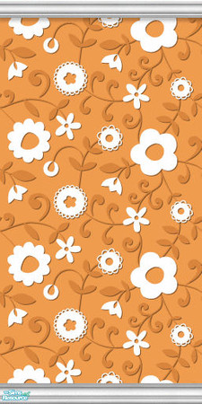 Sims 2 — Studio K FO - Papaya by StudioKhagerks — 28 colors total. Can be found under Wallpapers. Coordinates with the