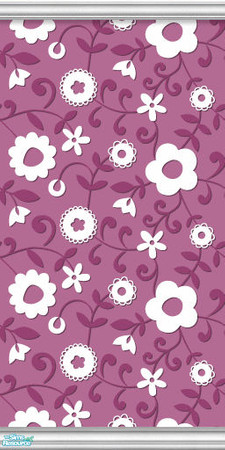 Sims 2 — Studio K FO - Orchid by StudioKhagerks — 28 colors total. Can be found under Wallpapers. Coordinates with the