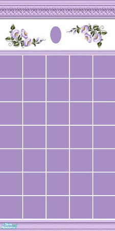 Sims 2 — Purple passion  by devilishdawn — Has a matching floor in the tiled floor section 
