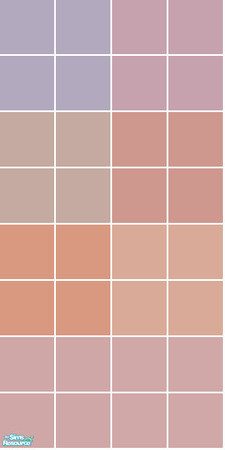 Sims 2 — Urban Tile Set - Pink Wall by s00z — 