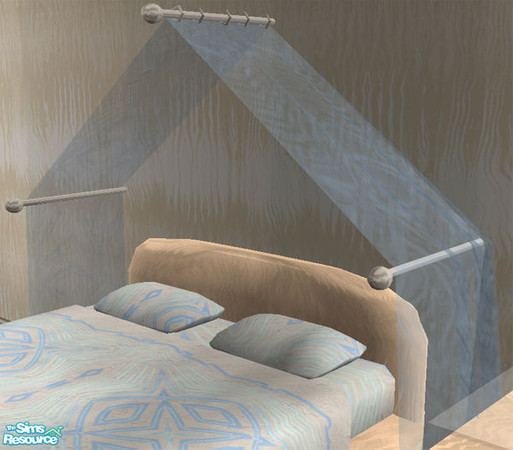 Sims 2 — Vision Bedroom -Bed Canopy by Cloisonne — 
