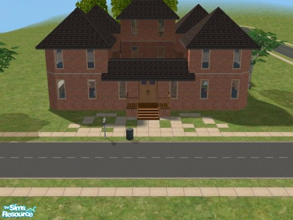 Sims 2 — 9 Pine Lane by Laigonaz — This is a Dorm lot for the Pine Lane collection. Hope you enjoy it!
