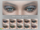 Sims 4 — Holiday Wonderland -  Snow Queen Eyeshadow by -Merci- — New Eyeshadow for Sims4 -Eyeshadow for both genders and
