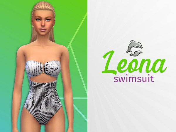 Sims 4 — Leona Swimsuit by sharingsims — New swimsuit created by me (sharingsims) Item description: - BGC; - Teen to