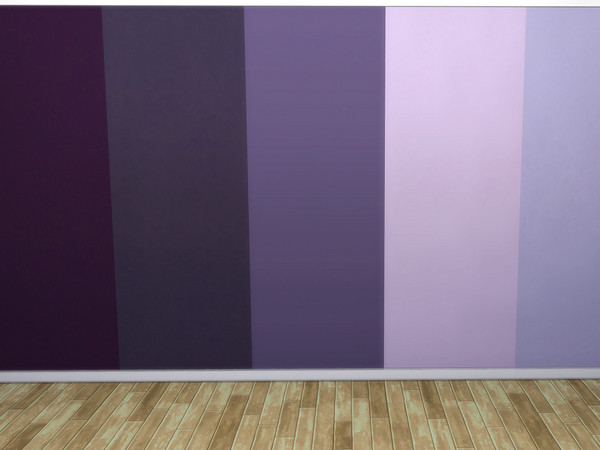 Sims 4 — Roob's Purple Wall Paints by Rubriel — Simple paint wall covering in a variety of purple shades with modest