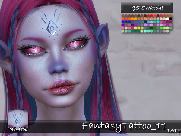 Sims 4 — [Ts4]Taty_FantasyTattoo_11 by tatygagg — - Female, Male - Human, Occult - Toddler to Elder - Hq Compatible -