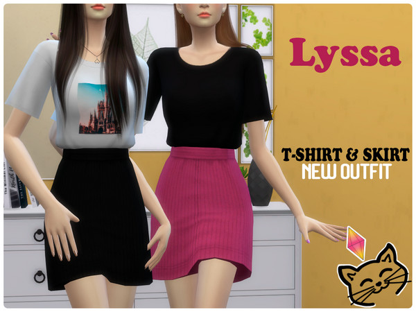 Sims 4 — Lyssa Outfit  by AlyssPrya — Full Body New Outfit New Mesh All LOD's Shadow Map 15 Swatches Compatible with the