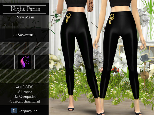 The Sims Resource - Night Pants