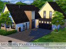 Sims 4 — Modern Family Home III by Ms_Jessie — This modern famlily home is perfect for a family of three. Fully furnished