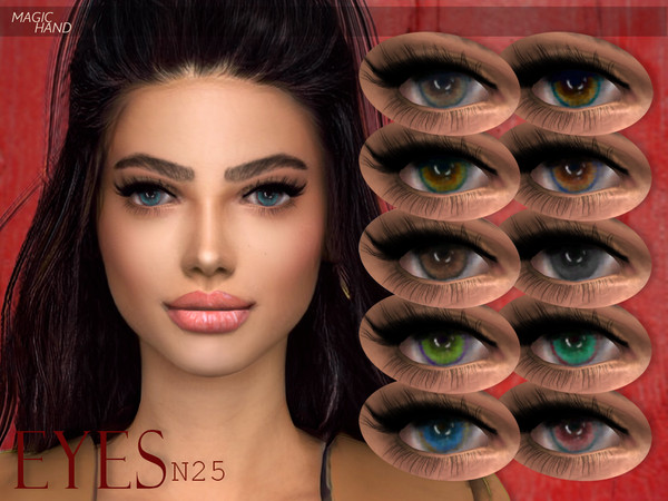 Sims 4 — [MH] Eyes N25 by MagicHand — --16 available colors-- --Compatible with HQ settings-- --CAS thumbnail-- Enjoy!
